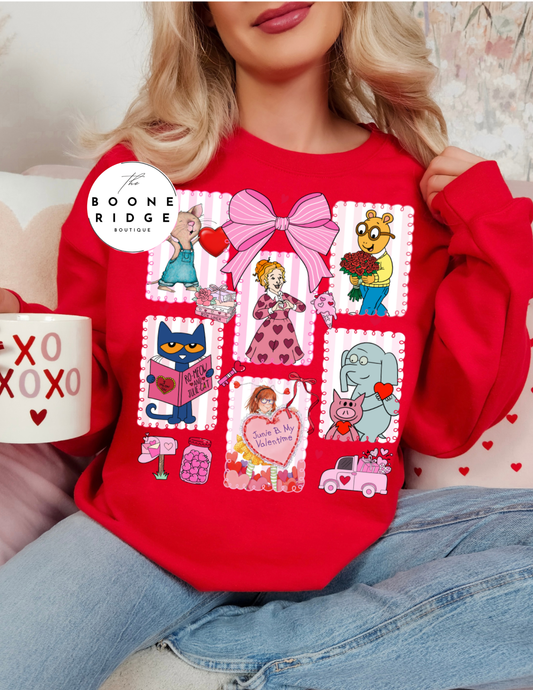 Valentines Book Characters