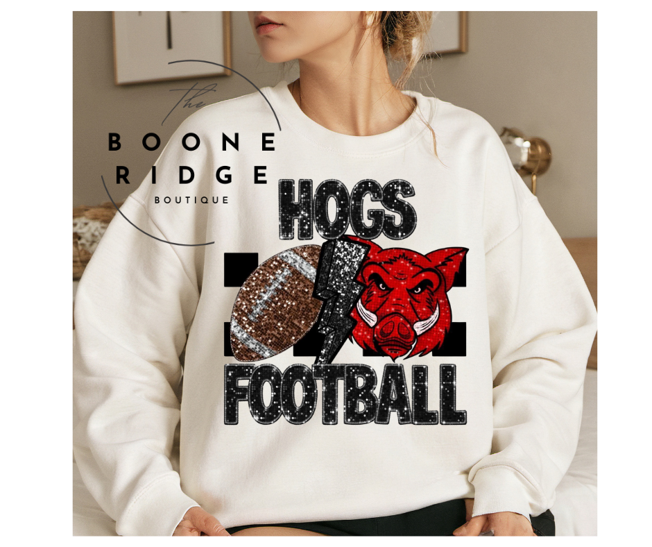 Glitter Hogs Football