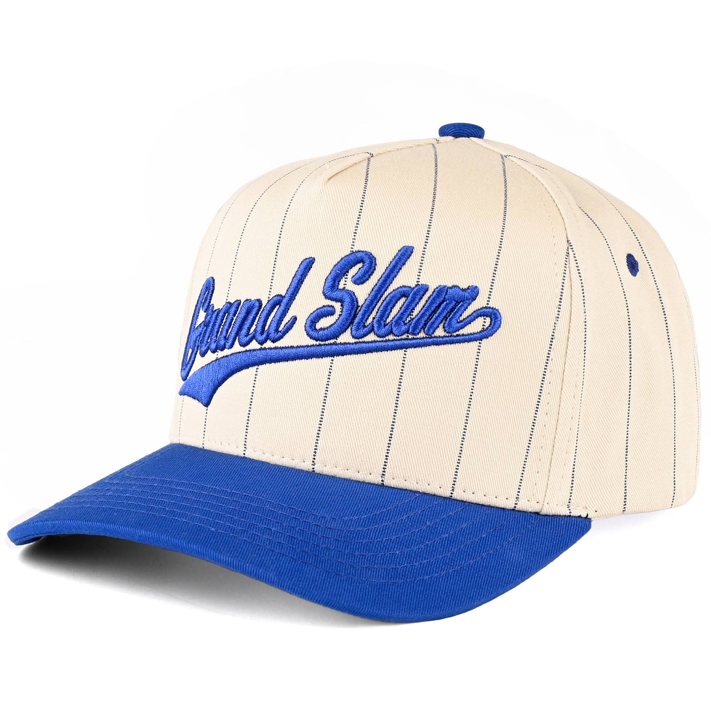 C.C GRAND SLAM Letter Stripe Two Tone Trucker Cap