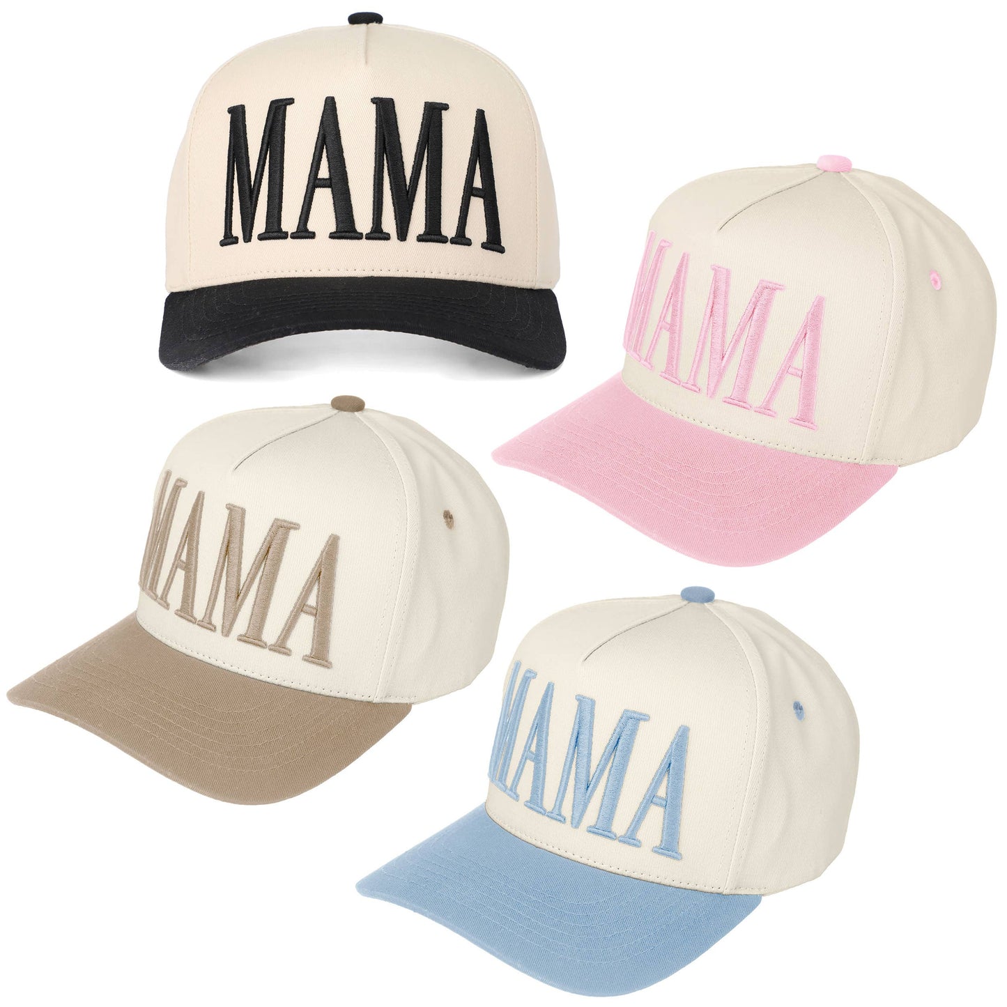 C.C MAMA Letter embroidered Snapback Trucker Hat